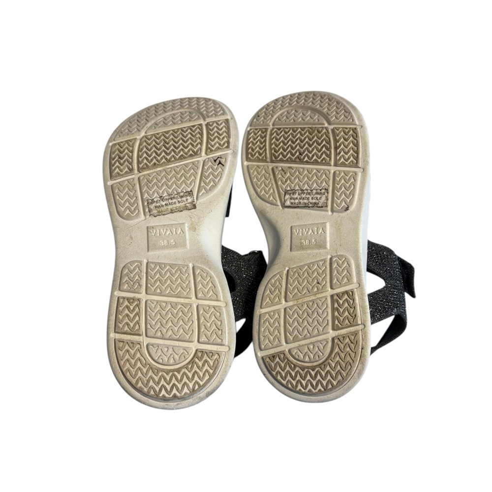 Vivaia Kiara Sport Sandals Size 38.5 US 7.5 Gray Silver Comfort Active Walking - Picture 11 of 12